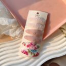 6pcs/set Fresh Print Hair Clips Fabric Plaid Hairpins Hairgripe Headwear Accessories