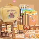 Capybara Stationery Gift Set, Soft Grip Pens, Notebook, Pencil Case, and Accessories, Cute Animal-Themed Study Essentials Pack for Students