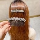 New Flower Hair Comb Hairpin Female Korean Version Temperament Versatile Hair Clip Loose Hair Insert Comb Bangs Comb Hair Fork Hair Headgear