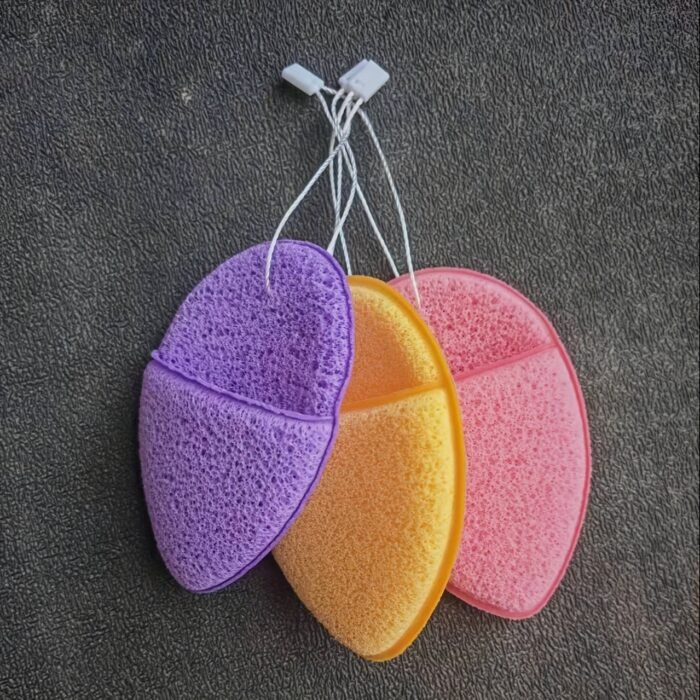 3pcs Adult Exfoliating Facial Cleansing Sponges, Latex-Free, Unscented, Makeup Remover, Deep Blackhead Removal, Glove Shape Skincare Tools for All Skin Types, Face Skin Care - Image 4