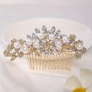 Elegant Exquisite Romantic Glamorous Flower Hair Comb, Women Girls Casual Party Wedding Supplies, Princess Fairy Style Bridal Fresh Hair Accessories, Gift Photo Props