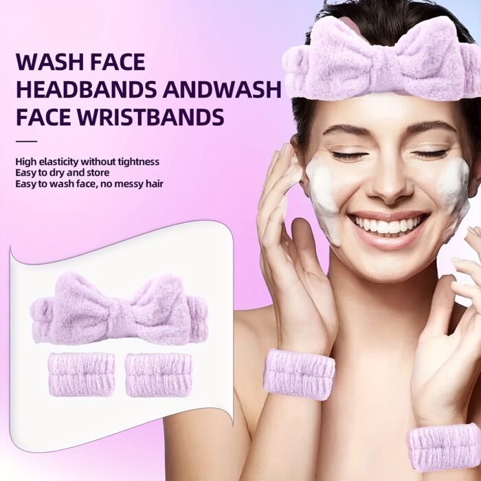 12pcs Facial Beauty Set with Cat Paw Face Brush, Nose Head Brush, Dual-Head Roller Massager, Silky Comb, Heart-Shaped Gua Sha Tool, Hair Clip, Hair Tie, Headband, Wristband for Cleansing, Exfoliation, and Skin Care - Portable Women's Skincare Tools - Image 12
