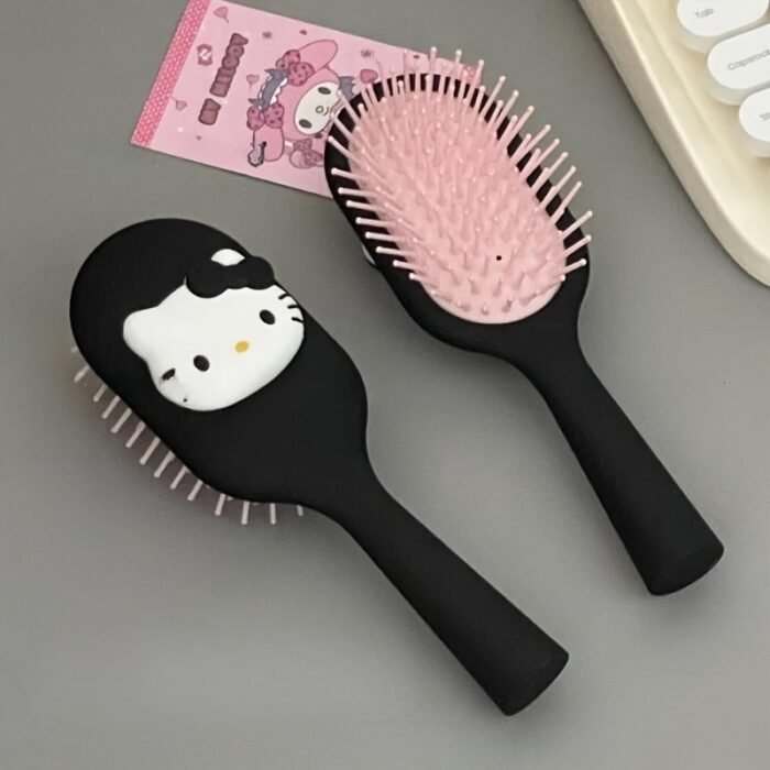 For Hello Kitty Hair Brush - Portable Wet & Dry Comb with ABS Handle, Perfect for Travel, Daily Use, School Dormitory | Ideal Back to School & Holiday Gift, Travel Essentials|Playful Design|Durable Plastic Bristles - Image 6