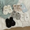 5 Pairs of Japanese Retro Patterned Boat Socks with Cartoon Bows, Short Socks for Female Students, Suitable for Sports And Casual Wear, Low-Cut And Breathable Thin Socks.