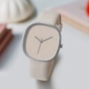 Elegant Pink Quartz Watch for Women - Simple Analog Design with Minimalist Hands, Non, Faux Leather Strap, Perfect for Casual & Formal Attire, Stylish Accessory|Minimalist Watch|Durable Watch
