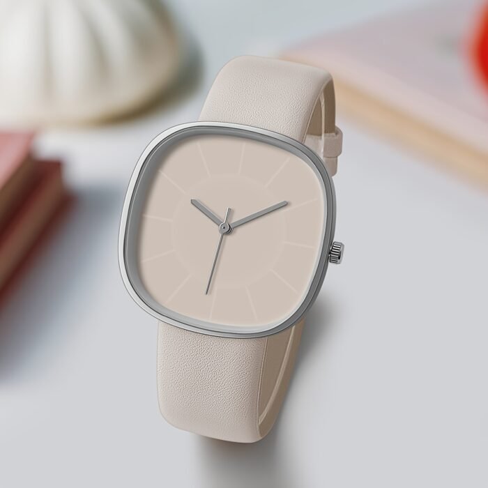 Elegant Pink Quartz Watch for Women - Simple Analog Design with Minimalist Hands, Non, Faux Leather Strap, Perfect for Casual & Formal Attire, Stylish Accessory|Minimalist Watch|Durable Watch - Image 6