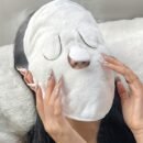 1pc Reusable Hot and Cold Skin Care Steaming Face Towel, Polyester Facial Mask, Unscented, Non-Electric, Battery-Free, with Hydrating Spa Facial Cloth for Home and Salon Beauty Treatment