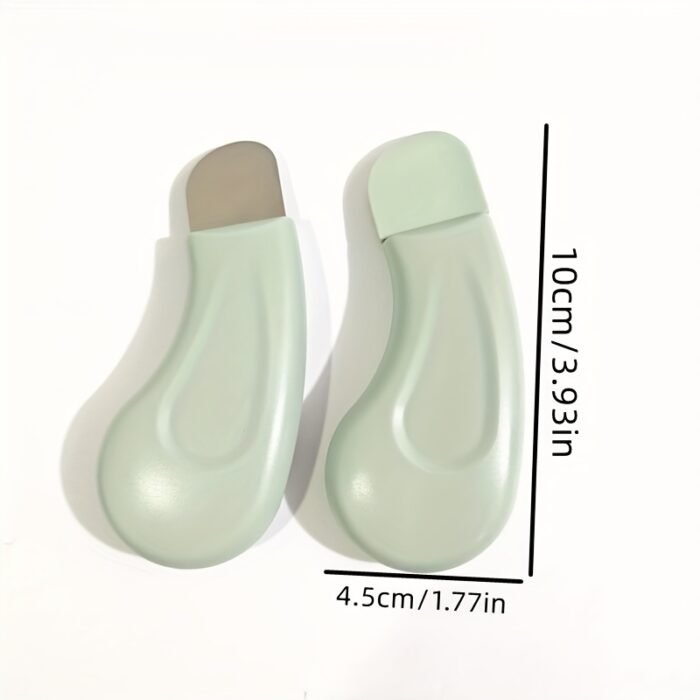 Ergonomic Blackhead Removal Tool – Gentle Facial Pore Cleanser for and Blackheads, Non-Electric Skincare Spatula with Textured Surface, Light Green Handle for Easy Grip, Pore Cleaning Accessory - Image 9