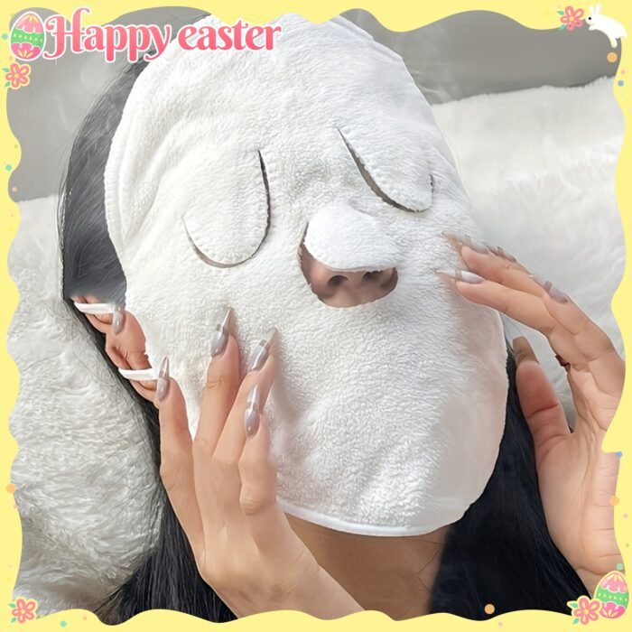 1pc Reusable Hot and Cold Skin Care Steaming Face Towel, Polyester Facial Mask, Unscented, Non-Electric, Battery-Free, with Hydrating Spa Facial Cloth for Home and Salon Beauty Treatment - Image 10