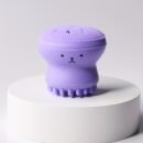 1pc Octopus-Shaped Bubble Maker, Silicone Facial Cleansing Brush, Deep Cleanse Face, Makeup Removal Tool, Portable Multi-functional Beauty Gadget For Gentle Deep Cleansing Massage