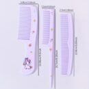 3pcs/set Mini Portable Cartoon Cute Small Comb for All Type Of Hair