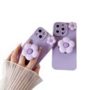Creative daisy stand phone case