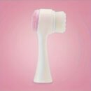 2-In-1 Silicone Face Cleanser - Gentle Exfoliation & Massage, Dual Soft Brushes Suitable for All Skin Types, Fragrance-Free