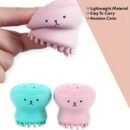 1pc Octopus-Shaped Bubble Maker, Silicone Facial Cleansing Brush, Deep Cleanse Face, Makeup Removal Tool, Portable Multi-functional Beauty Gadget For Gentle Deep Cleansing Massage