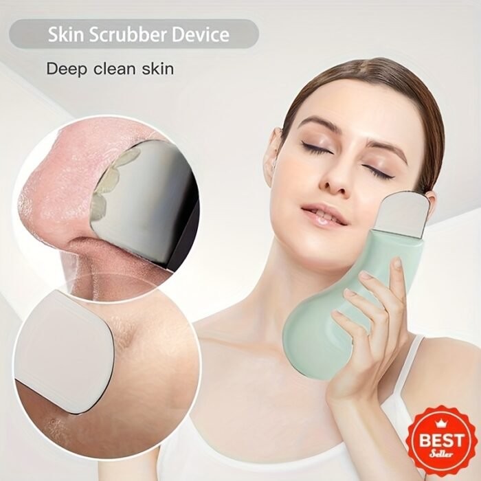 Ergonomic Blackhead Removal Tool – Gentle Facial Pore Cleanser for and Blackheads, Non-Electric Skincare Spatula with Textured Surface, Light Green Handle for Easy Grip, Pore Cleaning Accessory - Image 5