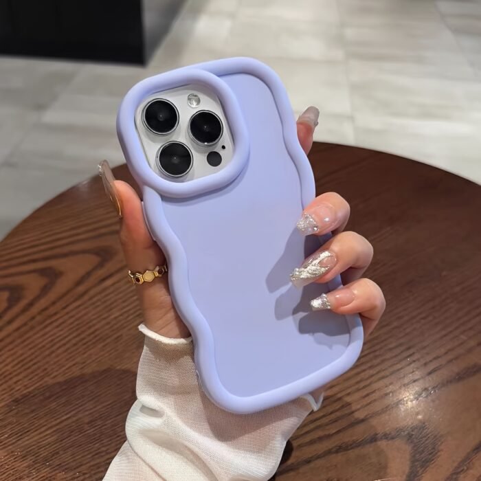 6pcs Solid Color Large Hole Phone Cases for iPhone - Fits 15/14/13/12/11, XS, XR, X, 7/8, Mini, Plus, Pro, Pro Max Models - Shockproof - Image 6