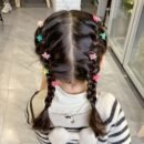 30 colorful small flower hair clips, children's butterfly and star hair clips, cute and sweet hair accessories