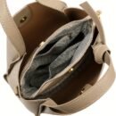 Lightweight PU Leather Fashion Shoulder Bag for Women - Adjustable Crossbody Handbag with Secure Zip Closure, Solid Color Design, Polyester Lining, Chic Bucket Style, Versatile Occasion Accessory, Baigou Crafted