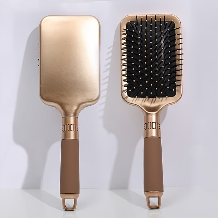 1pc GOLOVEJOE Styling Brush - Oval & Square Airbag Combs with Nylon Bristles for Smooth, Shiny Hair - Durable ABS Handle for Scalp Massage & Styling, Hair Styling Tools|Sleek Finish Brush|Ergonomic Design, Hair Brush - Image 7