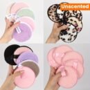 5pcs SoftTouch Reusable Double-Sided Facial Puffs - Gentle Hydrophilic PU Material for Effective Cleansing, Makeup Removal, and Bathing - Suitable for All Skin Types, Unscented, and Easy to Clean