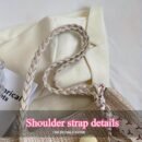 3 Styles Available Women'S Woven Crossbody Bag with Large Capacity, Summer Handbag Shoulder Bag, Beach Tote Bag, Suitable for Outings, Vacation Travel, Shopping