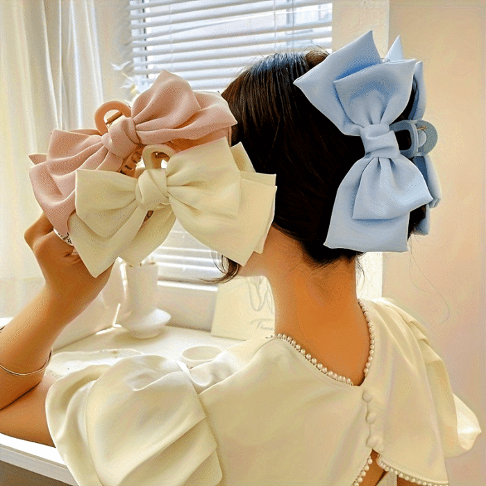 1pc Big Bow Hair Clip, Teen Girls Hair Accessories, Suitable For Gifts And Party - Image 11