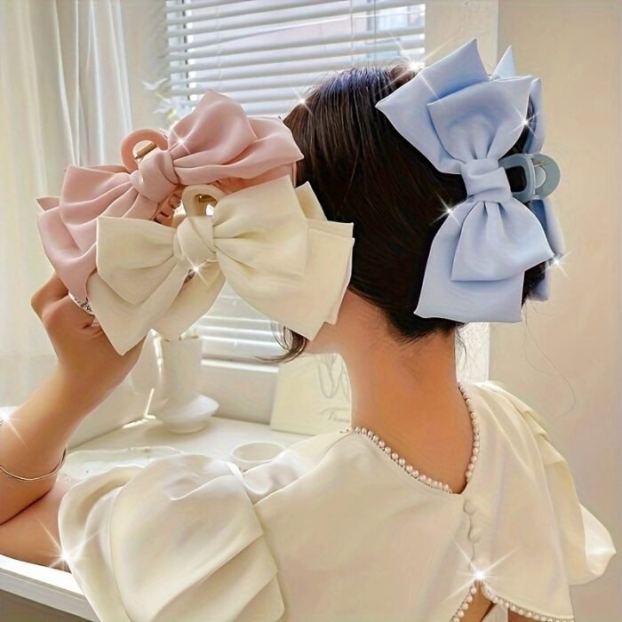 1pc Big Bow Hair Clip, Teen Girls Hair Accessories, Suitable For Gifts And Party - Image 10