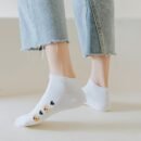 5 Pairs Mixed Color Animal Print Short Socks, 97% Polyester 3% Spandex, Breathable Sweat-Absorbent Knit Fabric, Comfortable Ankle Socks for Women