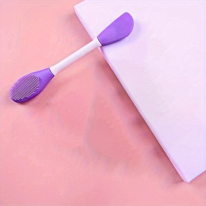 Silicone Facial Brush with 2 Heads, Deep Cleansing and Gentle and Hypoallergenic, No Electricity Required - Image 8