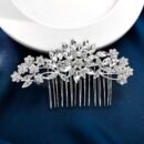 Elegant Exquisite Romantic Glamorous Flower Hair Comb, Women Girls Casual Party Wedding Supplies, Princess Fairy Style Bridal Fresh Hair Accessories, Gift Photo Props