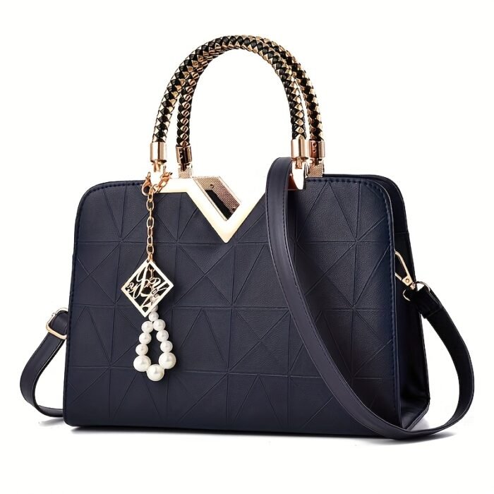 Classic Women's Handbag Large Capacity Versatile New Style Shoulder Bag Fashionable Glossy Single Shoulder Bag Daily Commuting All-match Bag - Image 9
