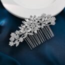 Elegant Exquisite Romantic Glamorous Flower Hair Comb, Women Girls Casual Party Wedding Supplies, Princess Fairy Style Bridal Fresh Hair Accessories, Gift Photo Props