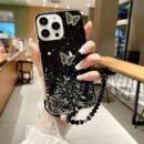 Fashion Starry Sky Butterfly Bracelet Phone Case For IPhone11 11promax 12 12pro 12promax 13 13pro 13promax 14 14pro 14plus 14promax 15 15pro 15plus 15promax