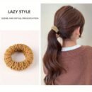 5pcs Set of Korean Style High Elasticity Plus Wide Thickened Hair Ties, Hair Rings, Durable, Simple and Advanced Hair Ropes for Women'S Hair Accessories