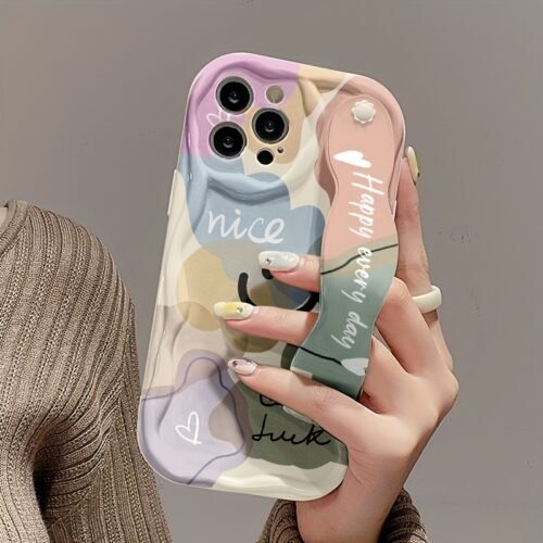 [Soft Rubber] Colorful Printed Phone Case | Made of Soft Rubber | Protects Against Drops | Compatible with Apple Series 11, 12, 13, 14, 15, 16 Pro Max And Samsung Series A05, A15, A25, A35, A55, S23, S24 Ultra