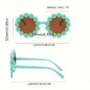 6pcs Cute Square, Bear Ear & Cat Eye Fashion Glasses - Stylish PC Frame & AC Lens, Perfect for Parties, Birthdays, Valentine'S Day, and Easter Gifts, Festive Party Glasses | Playful Design | Decorative Lenses, Without Battery