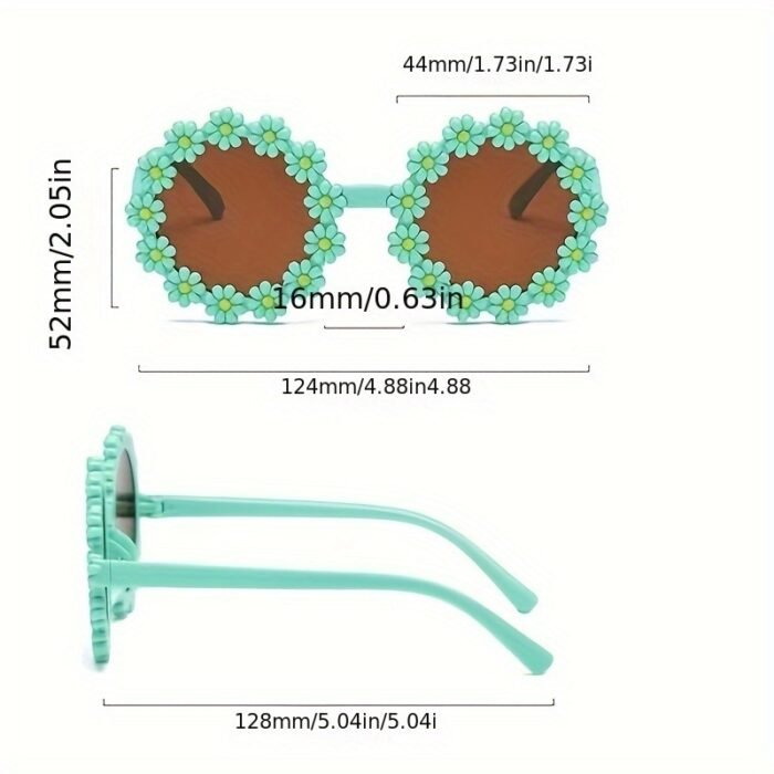 6pcs Cute Square, Bear Ear & Cat Eye Fashion Glasses - Stylish PC Frame & AC Lens, Perfect for Parties, Birthdays, Valentine'S Day, and Easter Gifts, Festive Party Glasses | Playful Design | Decorative Lenses, Without Battery - Image 5