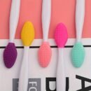 Silicone Facial Cleansing Brush | 2-in-1 | Silicone | Soft Dual-Sided Exfoliating Face Scrubber Formaldehyde-Free Unscented | for Blackhead and Nose Hair Removal Gentle Cleansing