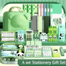 14pcs Panda-Themed Stationery Set - Premium Plastic Office Essentials for Everyday Use & School Rewards