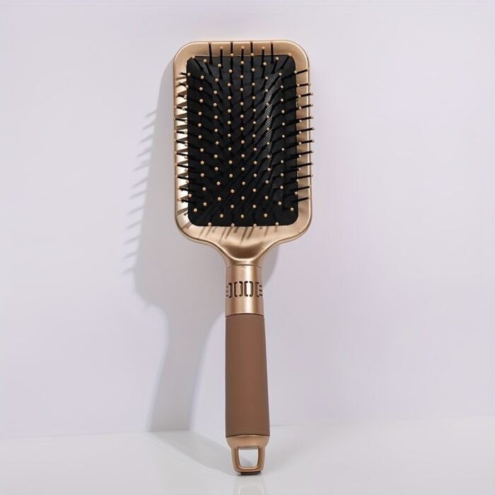 1pc GOLOVEJOE Styling Brush - Oval & Square Airbag Combs with Nylon Bristles for Smooth, Shiny Hair - Durable ABS Handle for Scalp Massage & Styling, Hair Styling Tools|Sleek Finish Brush|Ergonomic Design, Hair Brush - Image 10