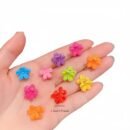 30 colorful small flower hair clips, children's butterfly and star hair clips, cute and sweet hair accessories