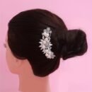 Elegant Exquisite Romantic Glamorous Flower Hair Comb, Women Girls Casual Party Wedding Supplies, Princess Fairy Style Bridal Fresh Hair Accessories, Gift Photo Props