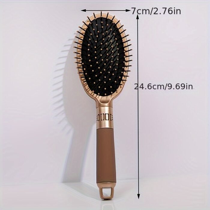 1pc GOLOVEJOE Styling Brush - Oval & Square Airbag Combs with Nylon Bristles for Smooth, Shiny Hair - Durable ABS Handle for Scalp Massage & Styling, Hair Styling Tools|Sleek Finish Brush|Ergonomic Design, Hair Brush - Image 11