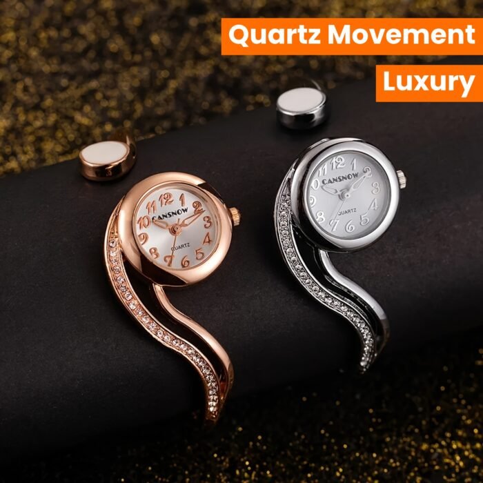 Luxury Ladies' Novelty Bracelet Watch, Round Alloy Case, Quartz Movement, Non, Gift for Her - Image 16