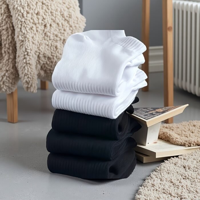 1 pair/6 pairs Women's boat socks spring and summer shallow-cut low-top lightweight breathable sweat-absorbing ankle socks short tube plain color simple soft comfortable Women's socks - Image 6