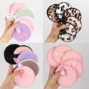 5pcs SoftTouch Reusable Double-Sided Facial Puffs - Gentle Hydrophilic PU Material for Effective Cleansing, Makeup Removal, and Bathing - Suitable for All Skin Types, Unscented, and Easy to Clean