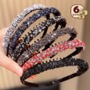 6pcs Lemon Loveo Sparkling Rhinestone Hairbands - Non-Slip, Teeth Grip Headbands for Girls - Perfect Fashion Accessory & Gift
