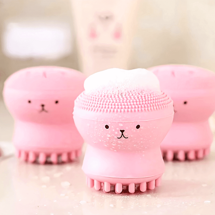 1pc Octopus-Shaped Bubble Maker, Silicone Facial Cleansing Brush, Deep Cleanse Face, Makeup Removal Tool, Portable Multi-functional Beauty Gadget For Gentle Deep Cleansing Massage - Image 19