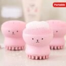 1pc Octopus-Shaped Bubble Maker, Silicone Facial Cleansing Brush, Deep Cleanse Face, Makeup Removal Tool, Portable Multi-functional Beauty Gadget For Gentle Deep Cleansing Massage