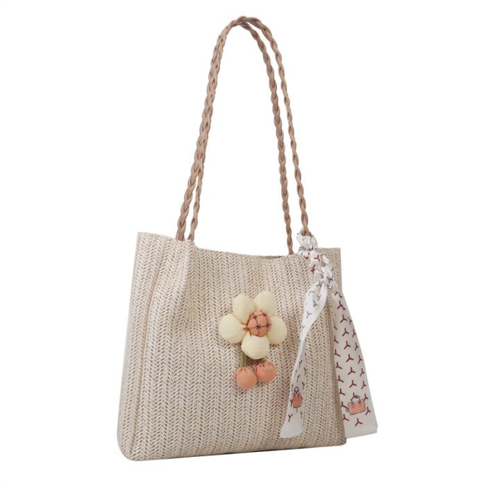 3 Styles Available Women'S Woven Crossbody Bag with Large Capacity, Summer Handbag Shoulder Bag, Beach Tote Bag, Suitable for Outings, Vacation Travel, Shopping - Image 8